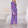thumbnail image 3 of Vsdgher Chemistry Tools Pajamas Set Long Sleeve Sleepwear Womens Button Down Nightwear Pj Sets-Small, 3 of 7