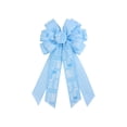 thumbnail image 2 of Spring Floral Ribbon Bow with Wire Edged Design DIY Home Decor Craft for Wreath Making Seasonal Decoration Vibrant Colors Gift Wrapping Party Wedding Event Embellishment Handmade Accent, 2 of 6