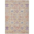 thumbnail image 2 of Addison Rugs Chantille Indoor/Outdoor Traditional Damask Orange Washable Rectangle Rug, 3' x 5', 2 of 6
