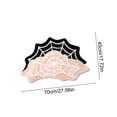 thumbnail image 3 of Spider Web Bath Mat, 27.5×17.7" Halloween Bath Mat Non-Slip Rugs Spiderweb Rug Machine Washable Goth Area Rugs Gothic Rug for Front Door, Bedroom, Living Home, 3 of 6