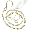 thumbnail image 6 of Gongc 10Pcs Flower Basket Hanging Chain Birdcage Hanging Chain Single Hook Chain Planter Chain, 6 of 7