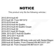 thumbnail image 2 of TOR Front Suspension Control Arm and Ball Joint Assembly Steering Tie Rod End Stabilizer Bar Link Kit (8Pc) for Car Audi A4 Quattro A5 Q5 S5 S4 - Left Right Side (Driver Passenger) KTR-104550, 2 of 2