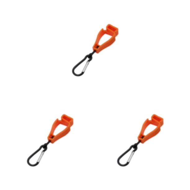 Guante de seguridad Wosthever Porta guantes Clip Plástico Ligero Naranja