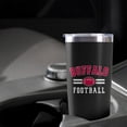 thumbnail image 5 of Buffalo Tumbler with Lids and Straws Insulated Stainless Steel Cup Water Bottle Football Gifts 20 Oz, 5 of 6