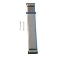 thumbnail image 2 of Nylon Watch Strap, 24mm Sports Nylon Watch Strap Soft Adjustable Hook and Loop Fasteners  for Replacement Blue Grey,Orange Grey,White, 2 of 7