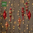 thumbnail image 5 of Colgante de linterna pintada de Navidad Colgante de árbol de Navidad Decoración navideña para ventana de centro comercial, 5 of 5
