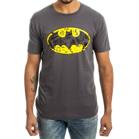 Men's Batman Brushed Logo Shirt-Small