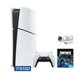 thumbnail image 1 of 2023 New PlayStation 5 Slim Upgraded 3TB Digital Edition Fortnite Cobalt Star Bundle and Mytrix Controller Charger - White, Slim PS5 3TB PCIe SSD Gaming Console, 1 of 9