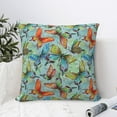 thumbnail image 6 of Rateoe Retro Flying Butterflies Pattern Throw Pillow Cover Premium Pillow Stuffer Sham Square for Decorative Cushion Bed Couch Sofa(Pillow insert not included), 6 of 8
