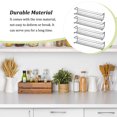 thumbnail image 3 of Yuarrent Armario sin perforaciones, organizador de puerta de casa, estante de especias de montaje en pared, almacenamiento, estante colgante para Organizadores de utensilios de cocina Plata Yuarrent HA081340-02, 3 of 6