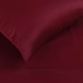 thumbnail image 4 of Superior Egyptian Cotton 300 Thread Count Deep Pocket Sheet Set, Split King, Burgundy, 4 of 10