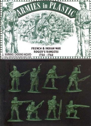 French & Indian War Roger's Rangers Toy Soldiers  #5549 Armies in Plastic 