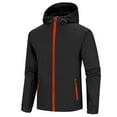 thumbnail image 1 of EGNMCR Jackets for Men Men's Four Seasons Jacket Outdoor Mountaineering Solid Color Jacket, 1 of 3