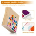 thumbnail image 5 of Yayeee Napkin Holder for Table Kitchen Paper Tissue Organization, Watercolor Circles, 5 of 8