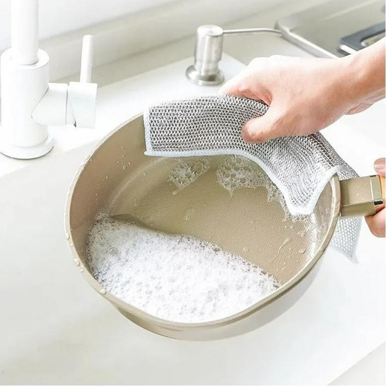 CDFUMY Multifunctional Non-Scratch Wire Dishcloth, Non-Scratch