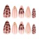 thumbnail image 5 of Uñas postizas CHAONENG Almond Medium 3D Leopardo Flor 24 piezas, 5 of 7