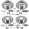 thumbnail image 3 of PowerStop Front and Rear Z26 Street Warrior Carbon-Fiber Ceramic Brake Pad and Drilled and Slotted Rotor Kit Fits: BMW Select Models K592-26, 3 of 9