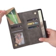 thumbnail image 5 of Case for Google Pixel 6 PRO 5G Magnetic Leather Zipper Wallet Cover Card Holder, 5 of 5
