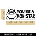 thumbnail image 2 of You're a Mon-Star Monster Teacher Student School Self-Inking Rubber Stamp Ink Stamper - Black Ink - Large 2-3/4 Inch, 2 of 7