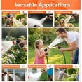 thumbnail image 6 of 2 Pack Garden Hose Nozzles, High Pressure Water Hose Sprayer with 2 Spray Patterns -Lightweight & Rust-Proof Handheld Spray Gun, 6 of 8