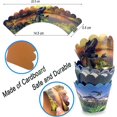 Jurassic Park Dinosaur Cupcake Toppers and Wrappers Realistic Design
