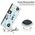 thumbnail image 4 of Leather For Motorola Moto G Stylus 5G(2025) 6.7-inch Wallet Case Crystal Material  Owl&Butterflys&Flowers, With Card Holder,Wristband,Magnetic Clasp Kickstand Folio Cover,Color-9, 4 of 7