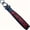 1, variant on Funky Personalized Keychain: Black and Red Wrist Lanyard for Luggage, Motorcycles - Made of Polyester
