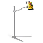 Tablet Holder for Bed – Height Adjustable Tablet Stand – 360-Degree Rotative Design – Premium Durable Construction – Ideal for Movies, Teaching, Online Learning, Reading – Widely C