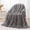 Light Grey-48" X 72" 15lbs, variant on Brown 60" X 80" 15lbs Jacquard Fleece Weighted Blanket Adult Bed Use