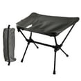 thumbnail image 1 of Silla de camping Cola Reposapiés plegable Negro, 1 of 8