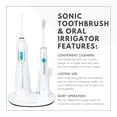 thumbnail image 5 of ToiletTree Products Poseidon Oral Irrigator and Electric Toothbrush Combo, Rechargeable Water Flosser Set, 5 of 9