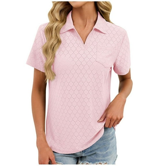 SHE IS Summer Tops for Women Cotton Shirts for Women Trendy Summer Blouses for Women Casual Green Workout Tops for Women Loose Fit