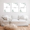 thumbnail image 2 of Be Our Guest Sign Wall Art Set of 3, Farmhouse Guest Room Wall Decor for Hanging Above Bed, Framed Canvas Wall Art with Botanical Prints for Bedroom, Guest Room Decor (12x16inch), 2 of 6