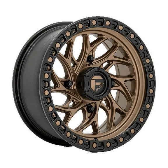 Fuel UTV Aluminum Rim D777 RUNNER UTV 15X7in Bronze with Black Ring Finish, D7771570A643