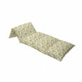 thumbnail image 4 of Nature Floor Pillow Lounger Cover, Lemon and Orange Clementine Tree Branches Fruit Yummy Winter Season Vitamin Design, Nap Mat Printed Fabric Case for 5 Pillows, 88" x 27", Multicolor, by Ambesonne, 4 of 5