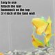 thumbnail image 5 of Almohadilla de hoja de pez Betta Unique Bargains con ventosa Amarillo 2.56'x1.77', 5 of 7