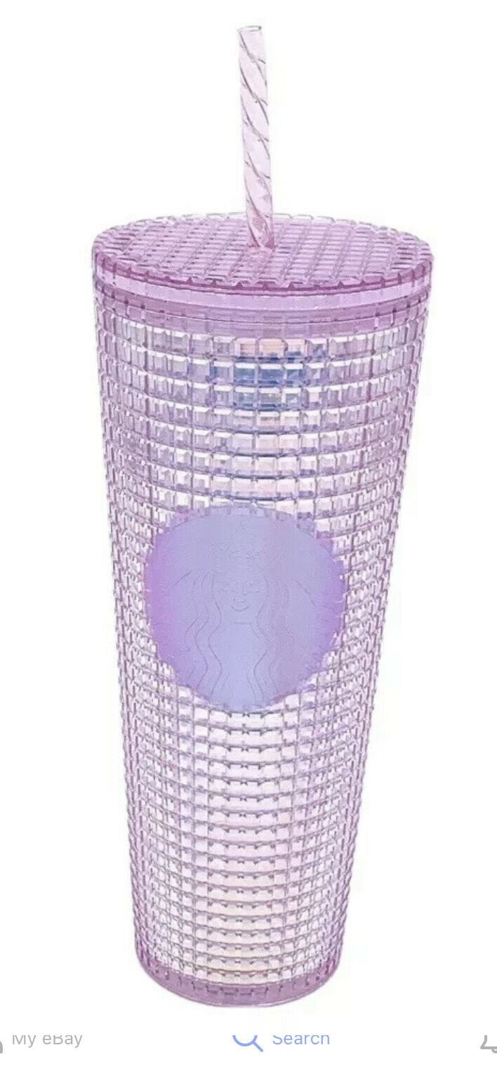 STARBUCKS VENTI COLD CUP IRIDESCENT PINK PURPLE STAINLESS STEEL 24oz 