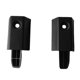 thumbnail image 1 of 1Pair Rear Cargo Cover Pin Catch LR012846 LR012847 Black Brackets, 1 of 5