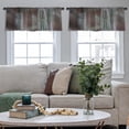 thumbnail image 5 of LALILO Kitchen Curtain Valance Vintage Card With Flowers Rod Pocket Window Curtain 52"x 18" Set of 2, 5 of 7
