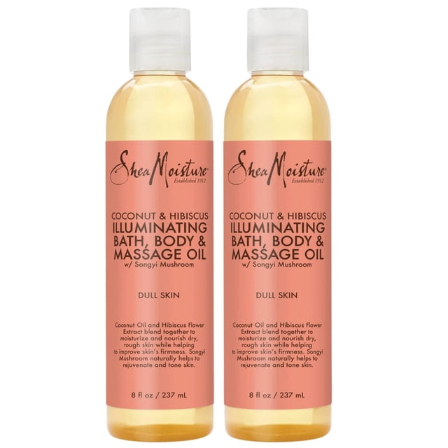 Aceite para Baño, Cuerpo y Masaje Shea Moisture Coco e Hibisco 8 fl oz