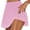 Pink, variant on WIZUTIZ Womens Tennis Skirt Cycling Classic Relaxed Skinny Flowy Skorts Pleated Elastic Spandex High Rise A Line Dress Fake Two Piece Trouser Dress Solid Mini Skorts for Lady Club Blue