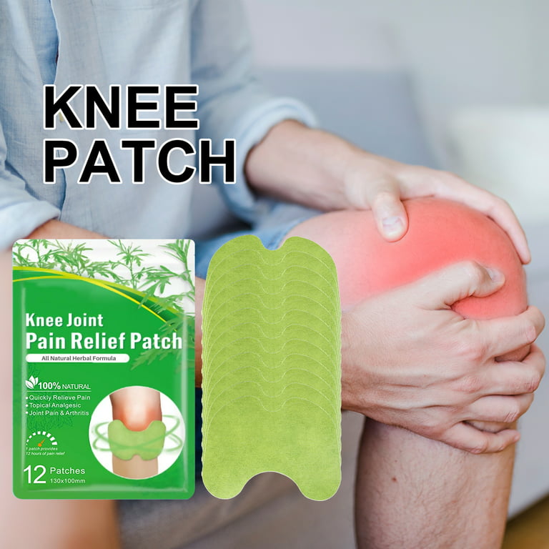 Flexiknee Natural Knee Pain Patch Herbal Knee Patches for Relief