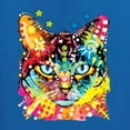 thumbnail image 5 of Wild Bobby Dean Russo Colorful Blue Eyes Cat Cat Lover Men Long Sleeve Shirt, Royal, 3X-Large, 5 of 5