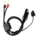 thumbnail image 1 of SAE to Ring Terminal Harness Accessory Cable Motorcycle Battery Charger Cord Sae to O Ring Terminal Quick Disconnect Assembly Extension Cable 2ft for Motorcycles Cars Motorbike, 1 of 10
