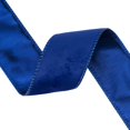 thumbnail image 2 of Cinta VATIN de terciopelo azul alambrada de 2,5 pulgadas, color azul metalizado, 9,1 m, 2 of 6
