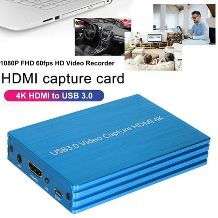TSV HDMI Game Capture Card USB 3.0 HD Video 1080P 60FPS, Live Streaming Game Recorder Device Compatible with PS4, Xbox One,Wii U, Windows Linux Os X System, (Best Game Capture Device For Twitch)