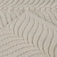 thumbnail image 6 of BNM Chevron Zero Twist Cotton 3 Piece Towel Set, Ivory, 6 of 11