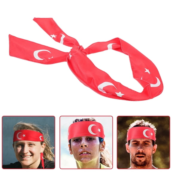 Uonlytech Multicolor Elastic Sweatband Headband for Sports Yoga Running Moisture Wicking Comfort