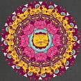 thumbnail image 2 of CafePress - Mandala Cats Maternity T Shirt - Maternity Dark T-Shirt, 2 of 3