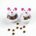 thumbnail image 2 of BESTSKY 2026 New 2Pcs Interactive Cat Toy,Mouse Head Appearance Kitten Toys,Stimulate Cat Hunting Instinct Interactive Cat Toys for Indoor Cats,White, 2 of 6